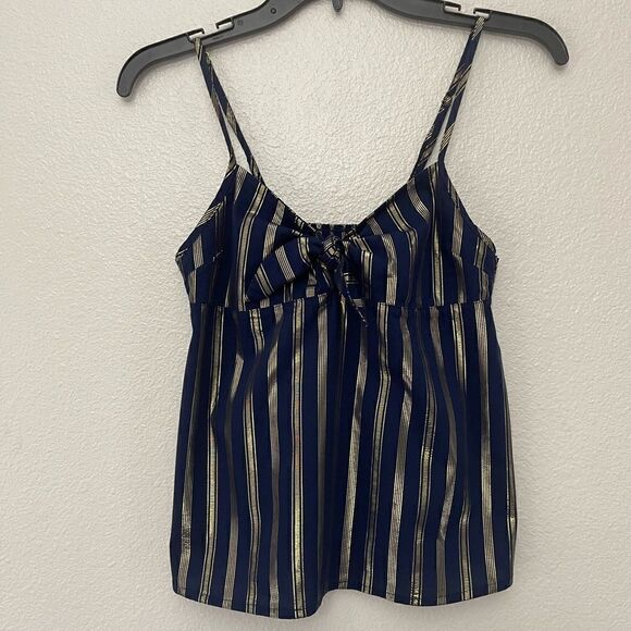 Victoria’s Secret Navy & Gold Camisole Size Small - Picture 1 of 4
